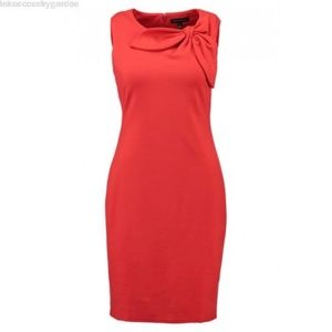 Banana Republic NWT Ponte Bow Red Dress